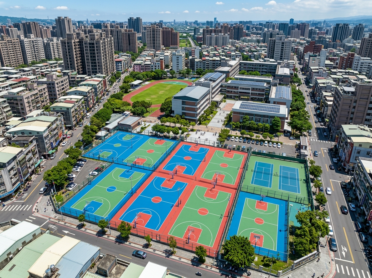 绥化市EPDM塑胶跑道硅PU篮球场 - 厂家